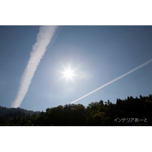 画像: 山口一彦 / 飛行機雲(北海道)