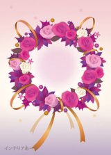 画像: なかがわみさこ / Rose wreath