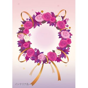 画像: なかがわみさこ / Rose wreath